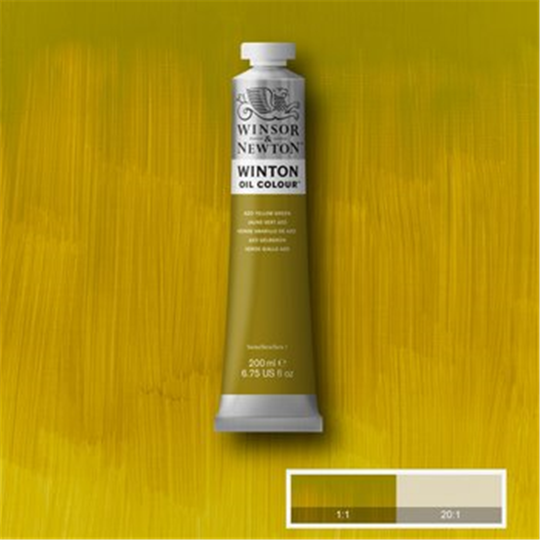 Colore Olio Fine Winton 200 Ml. Verde Giallo Azo