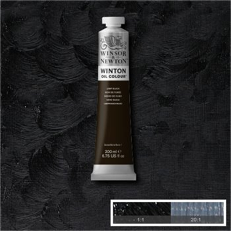 Colore Olio Fine Winton 200 Ml. Nero Bugia