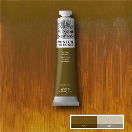 Colore Olio Fine Winton 200 Ml. Marrone Azo