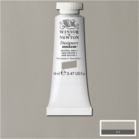 Tempera Extra Fine Designers Tubo 14ml Sr.1 436-Grigio Neutro 3