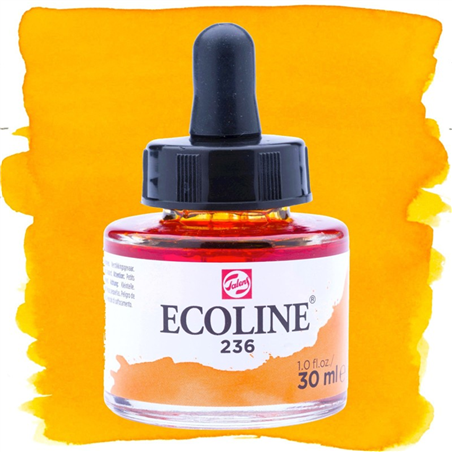 Acquerello Ecoline Con Contagocce Ml.30 Arancio Chiaro