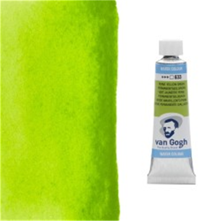 Acquarello In Tubo 10 Ml. Sr.standard Verde Permanente Giallastro