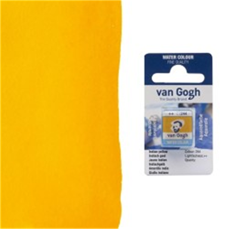 Acquarello In 1/2 Godet Colore Sr.standard Giallo Indiano