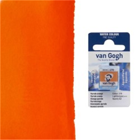 Acquarello In 1/2 Godet Colore Sr.standard Arancio Pyrrole