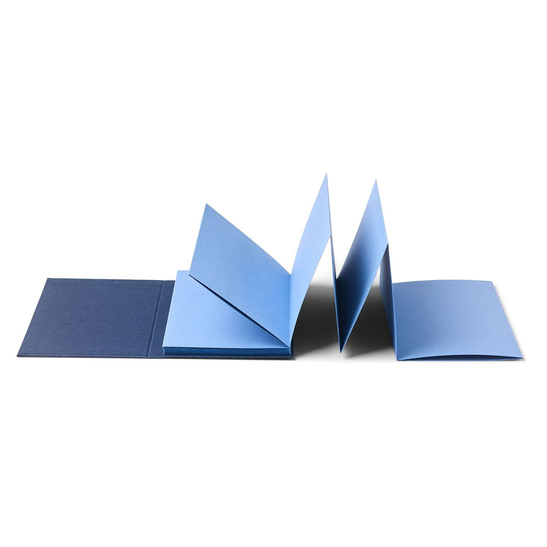 Taccuino Leporello Cromia Blue — immagine 2