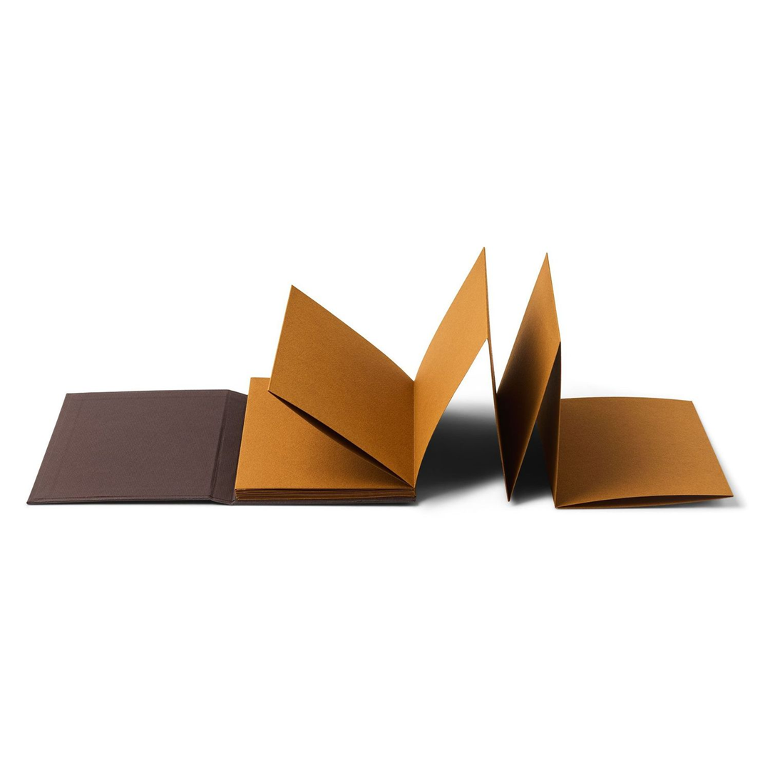 Taccuino Leporello Cromia Ochre — immagine 2