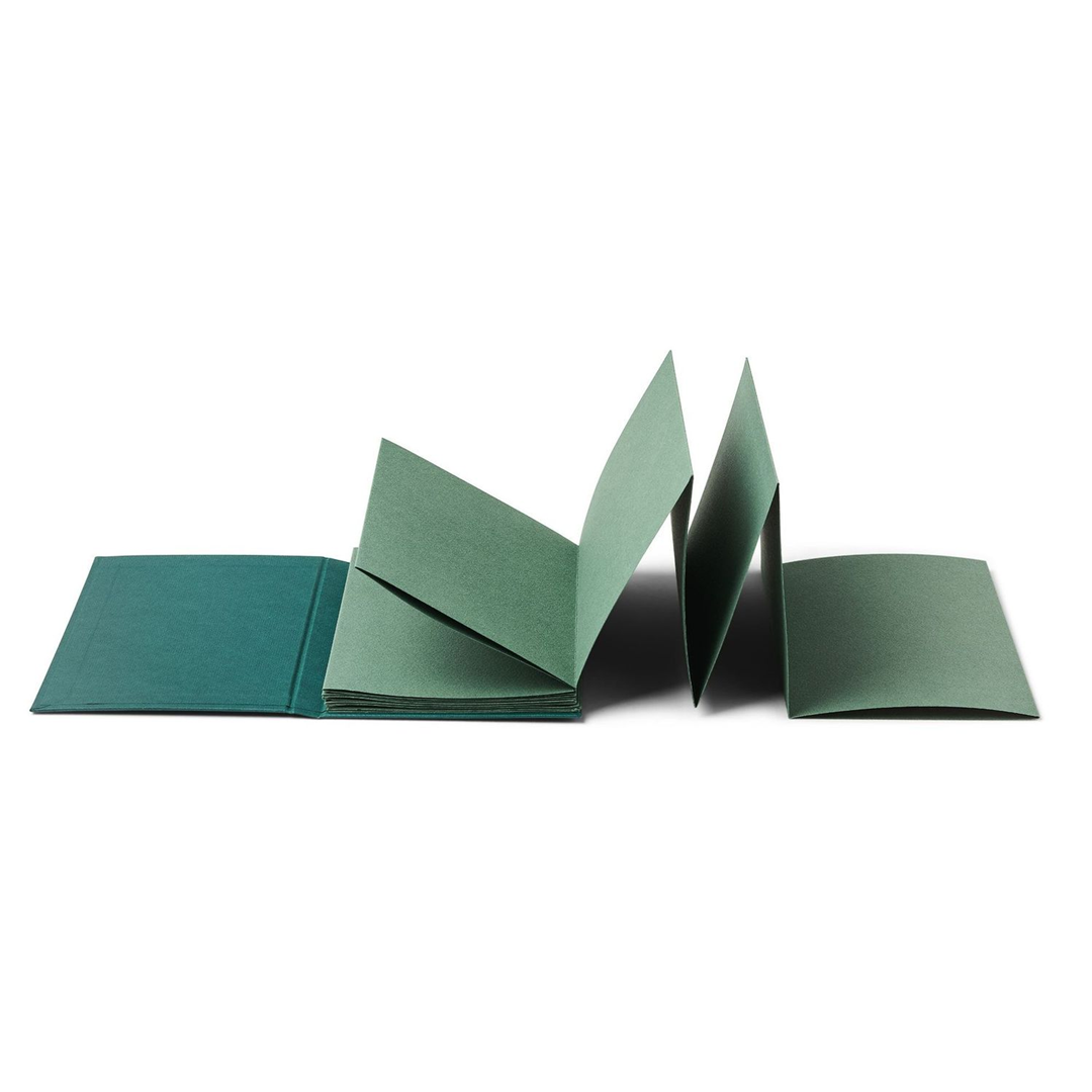 Taccuino Leporello Cromia Green — immagine 2