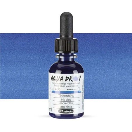Acquarello Liquido Aqua Drop 30ml Blu Inchiostro