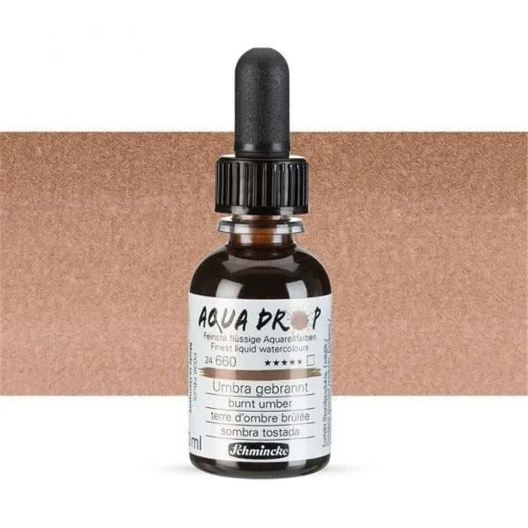 Acquarello Liquido Aqua Drop 30ml Terra D'Ombra Bruciata