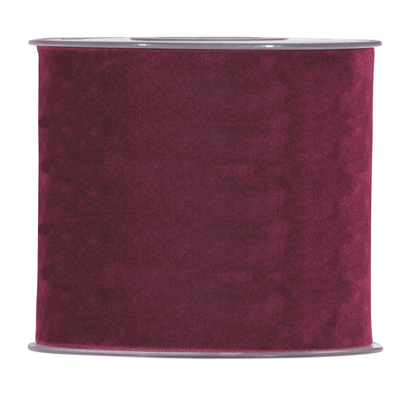 Nastro Velluto Doppio Mm100x7mt Bordeaux