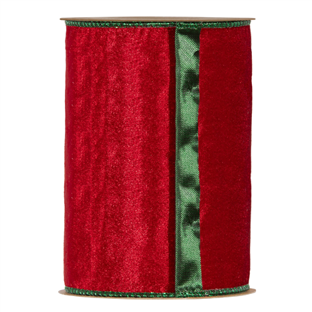 Nastro Velvet Xmas Mm140x10mt Bordeaux