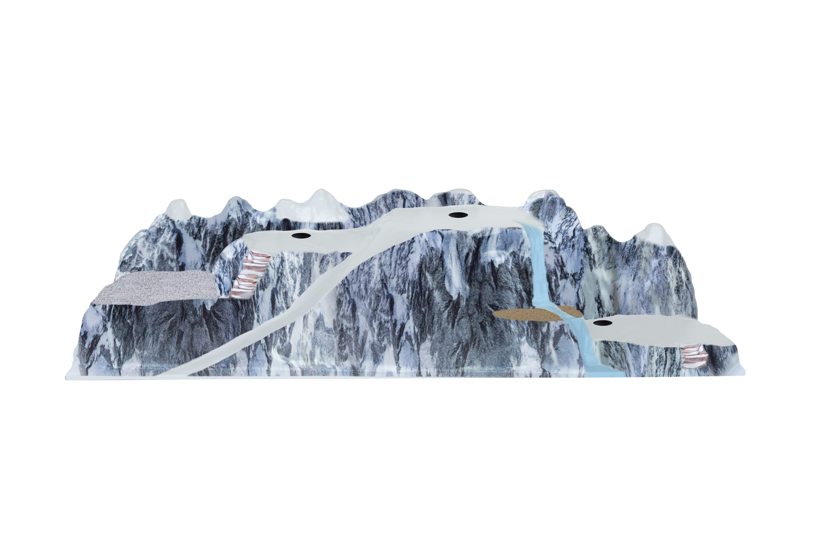 Paesaggio Full Colour Cascata 120x40cm