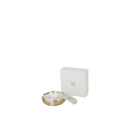 Candela Profumata M-Chic Metallo D12,5cm Oud And Amber