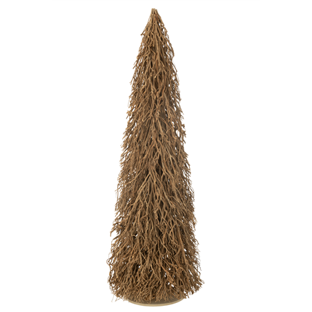 Albero Di Natale Legno Del The H180cm D65cm Naturale