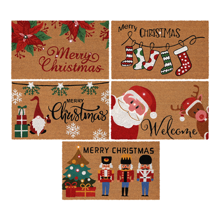 Zerbino Natale Assortito 75x45cm Con Led