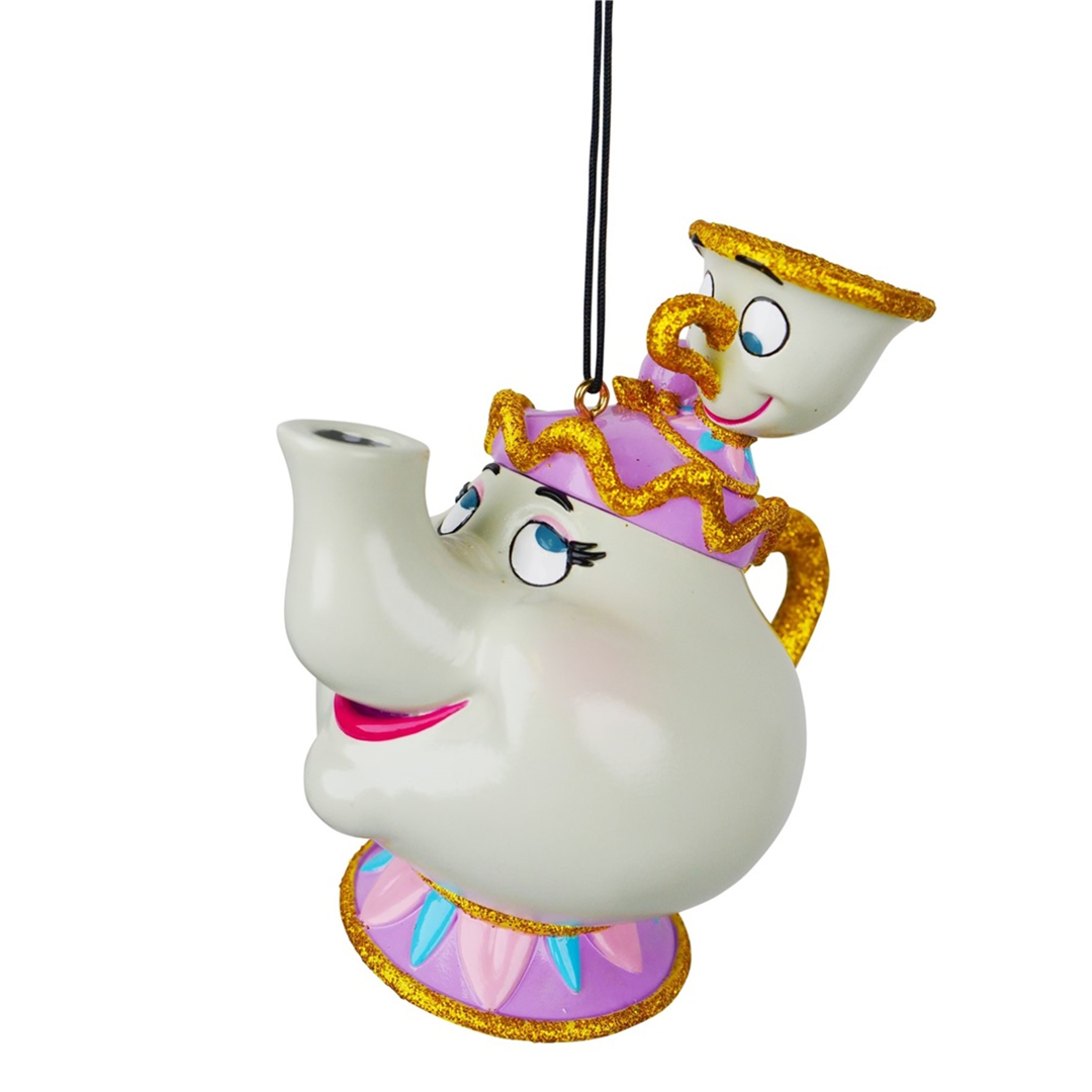 Ornamento 3d Mrs Potts & Chip Disney