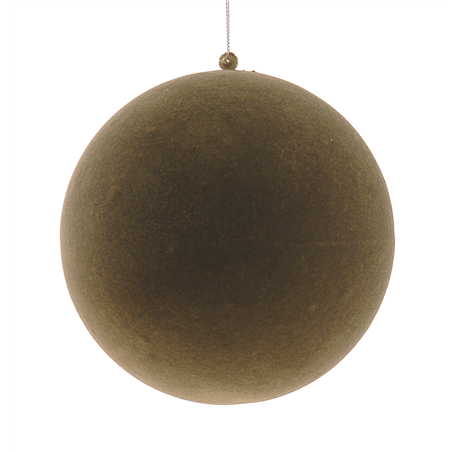 Sfera D15cm Flocked Light Green