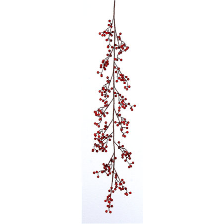 Ghirlanda Bacche Rosse 120cm