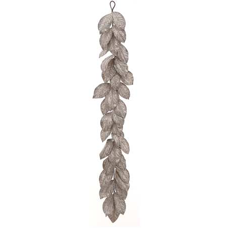 Ghirlanda Foglie Di Magnolia Frosted 153cm Green