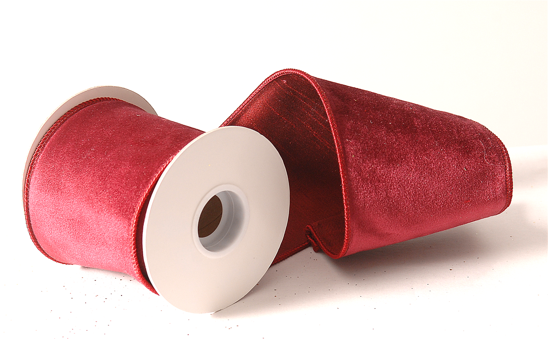 Nastro 10cmx4,6mt Velluto Red