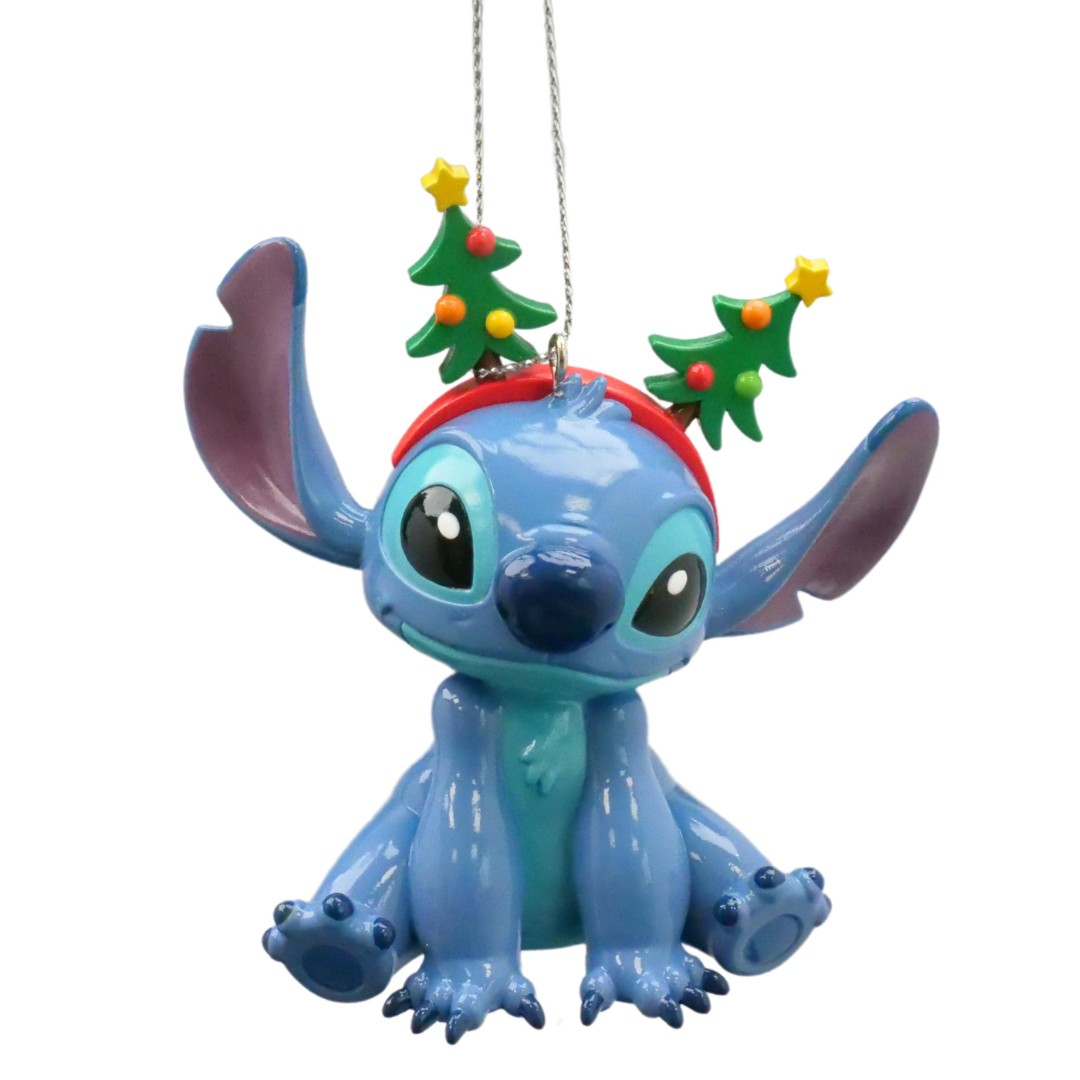 Ornamento 3d Stitch Cerchietto Alberi