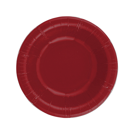 Scodella Carta 24cm 8pz Rosso Rubino