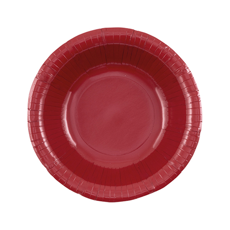 Scodella Carta 24cm 8pz Bordeaux