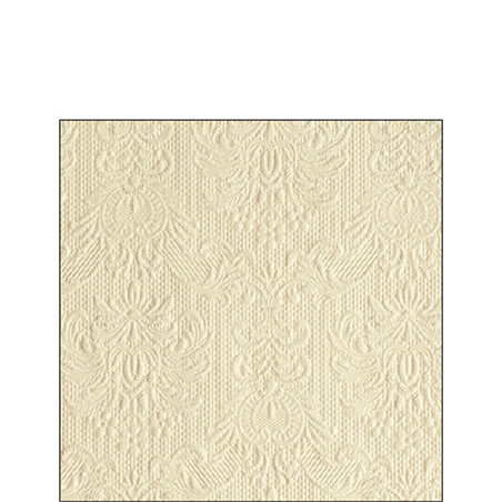 Tovagliolo 25x25 Carta Decorato  Elegance Avorio Cream