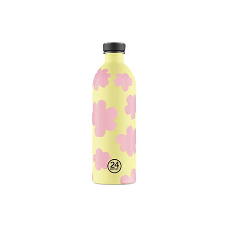 Borraccia Urban 1000ml Acciaio Inox H25.5cm Daydreaming Yellow
