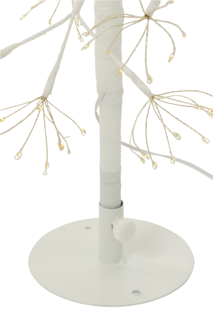 Albero Metallo 800 Luci Led H80cm D35cm Bianco-Bianco Caldo — immagine 5