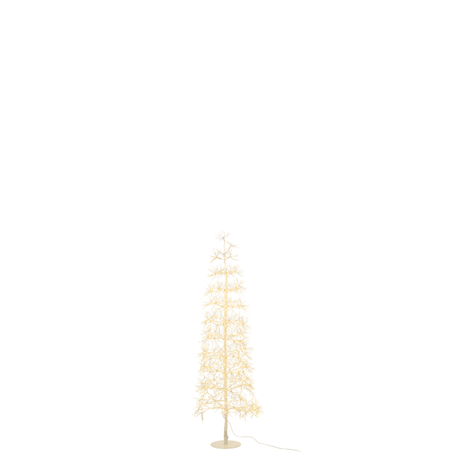 Albero Metallo 1500  Luci Led H120cm D40cm Bianco-Bianco Caldo