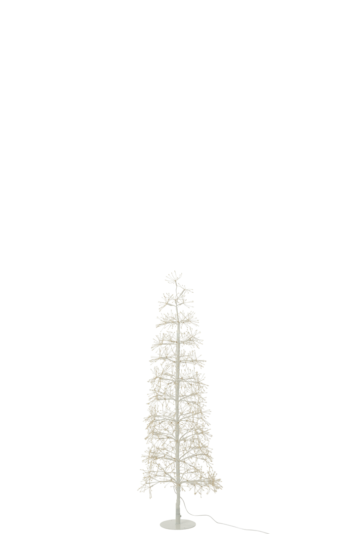 Albero Metallo 1500  Luci Led H120cm D40cm Bianco-Bianco Caldo — immagine 2