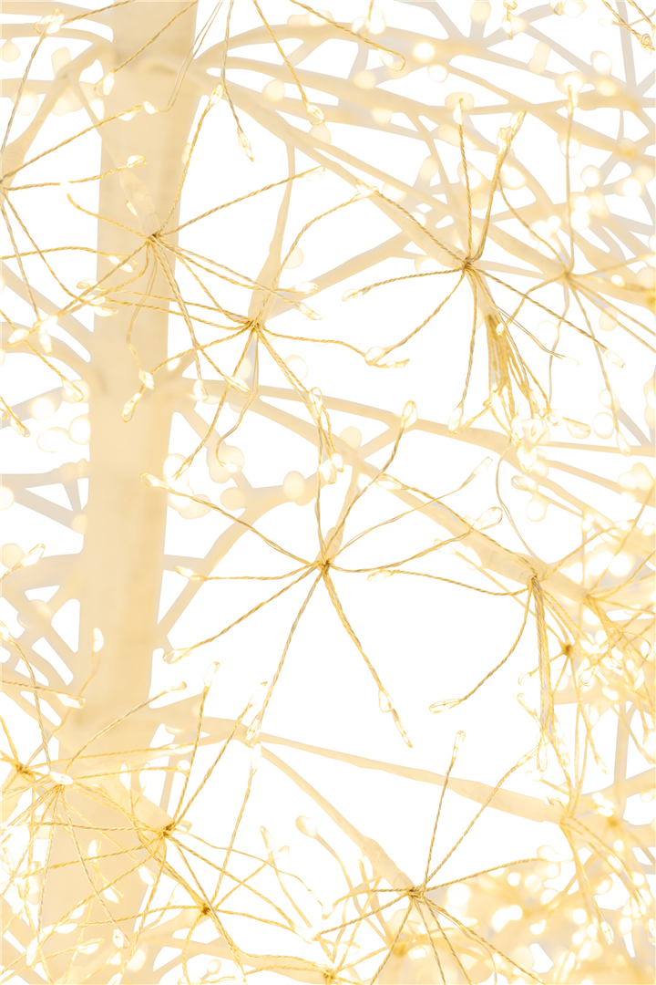 Albero Metallo 1500  Luci Led H120cm D40cm Bianco-Bianco Caldo — immagine 4