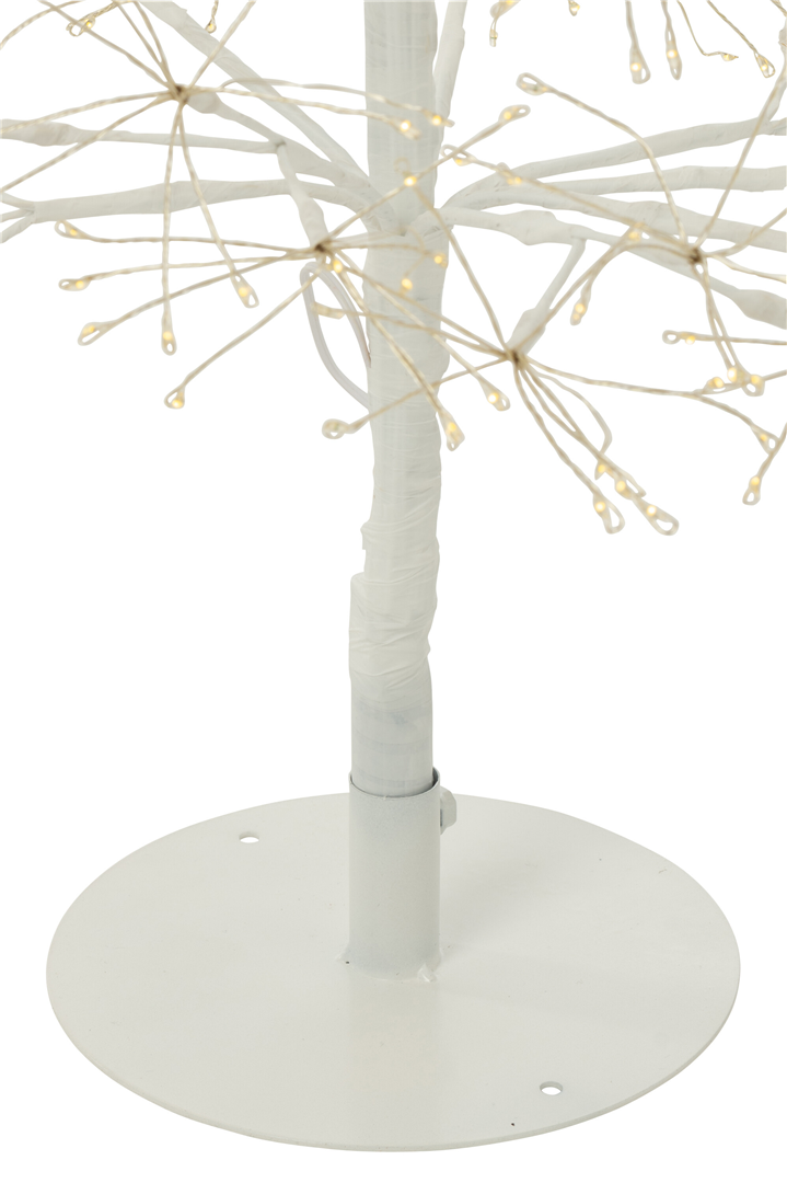 Albero Metallo 1500  Luci Led H120cm D40cm Bianco-Bianco Caldo — immagine 5