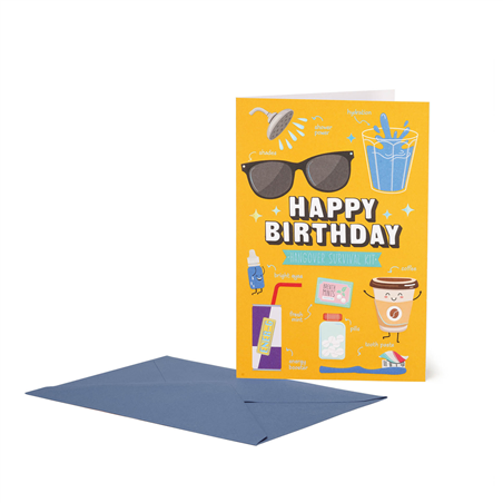 Biglietto Auguri  11.5x17cm Shell-Ebrate