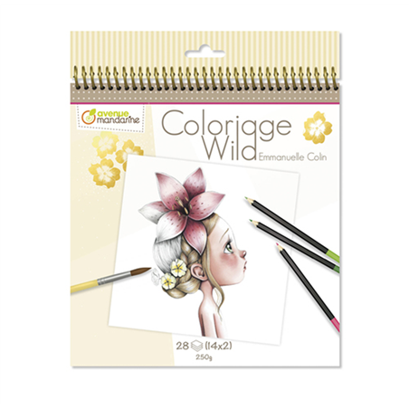 Blocco Da Colorare 28 Fogli (14 D. X 2 ) Wild 1