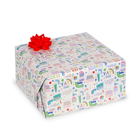Carta Regalo 70x2mt Rotolo  Happy Birthday