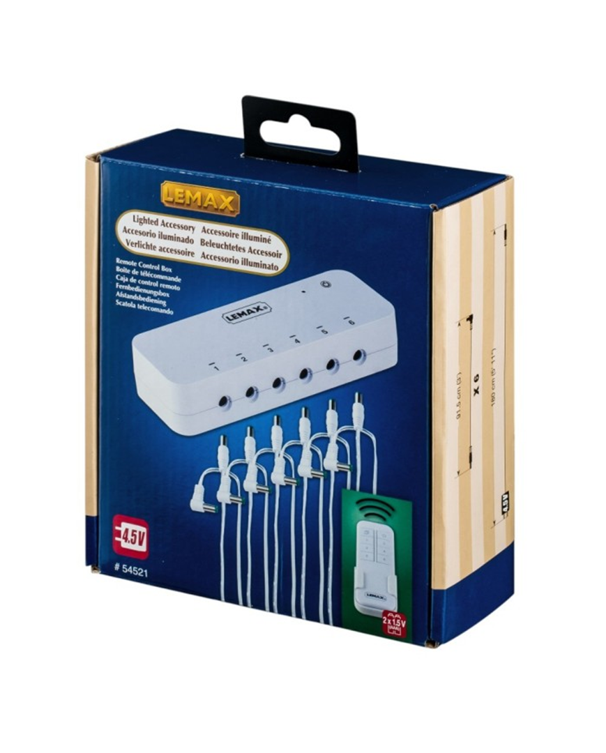 Remote Control Box, With 4.5v 2000ma Adaptor,