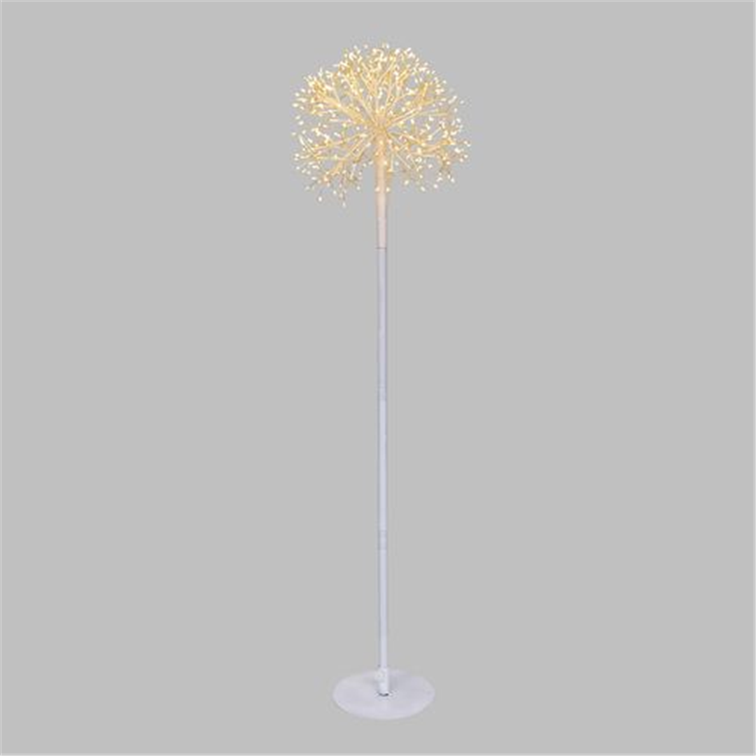 Soffione Con Base D30cm H115cm 384microled Bianco Caldo Uso Esterno
