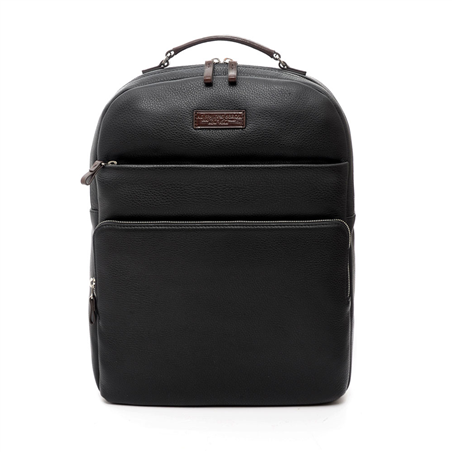 Iconic Backpack 30x40x13 New Boston Pelle Nero