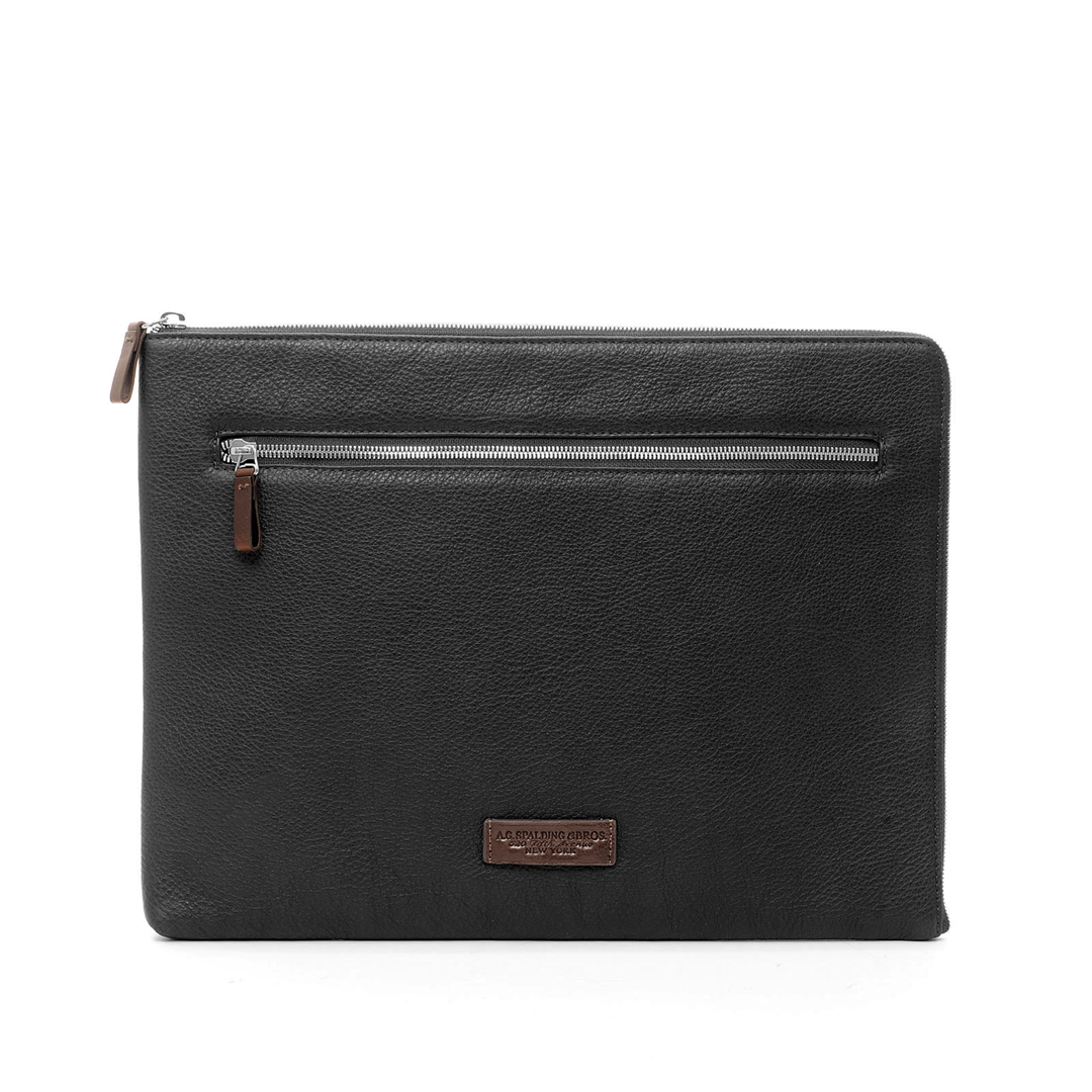 A4 Zipped Document Holder Nero