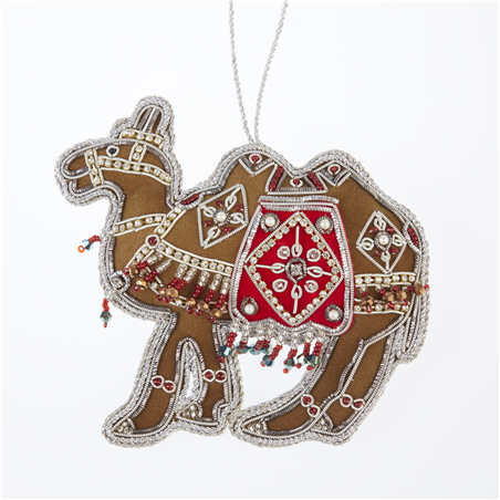Ornamento Cammello Decorato Cristalli