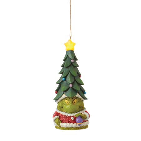 Ornamento Grinch Jimshore Grinch Light Up Gnome Ho