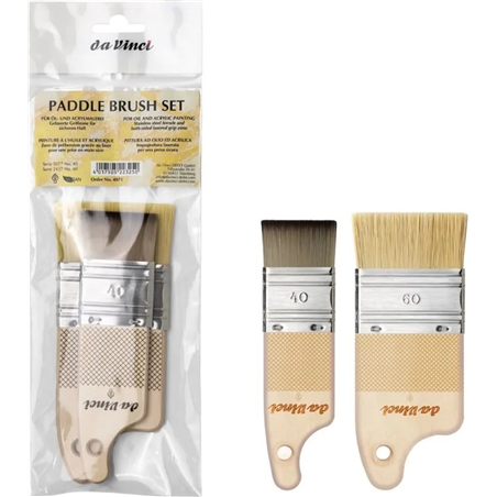 Set Pennellesse Paddle Pezzi 2 Per Olio E Acrilico