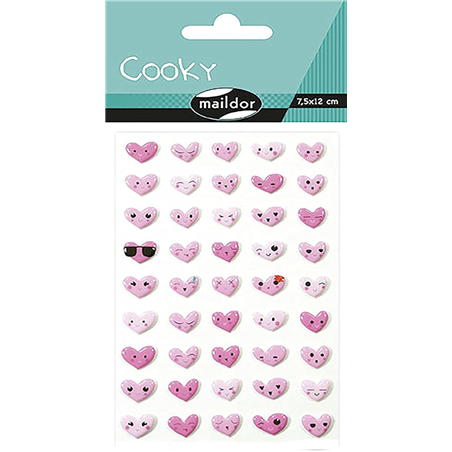 Stickers Cooky Emoticons Cuori