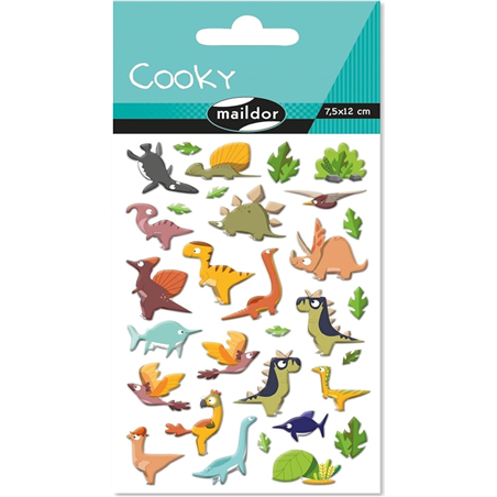 Stickers Cooky Dinosauri