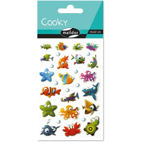 Stickers Cooky Animali Marini
