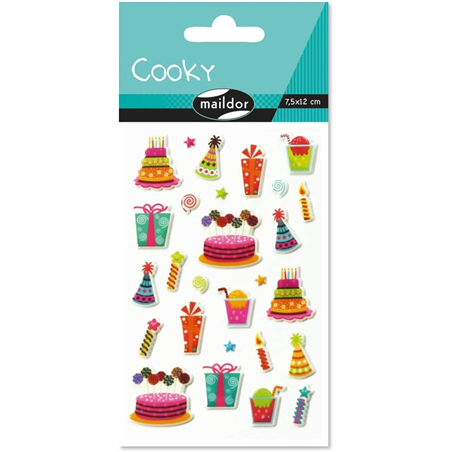 Stickers Cooky Compleanno