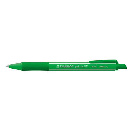 SFERA STABILO POINTBALL COLORFUL FUSTO VERDE INCHIOSTRO VERDE