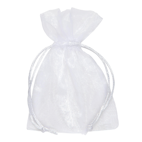 Bustina Organza Cm9xh12 Conf. 10 Pz White